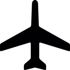 Airplane pointing up