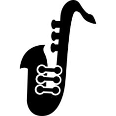 Saxophone variant silhouette