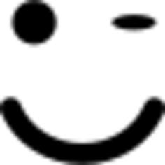 Wink face square