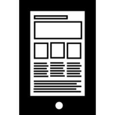 Responsive page design on tablet screen