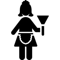 Cleaning lady
