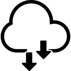Cloud storage downloading option