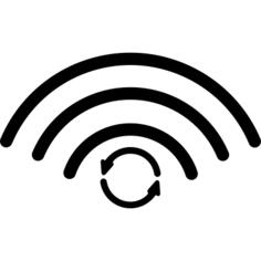 Mobile phone signal symbol