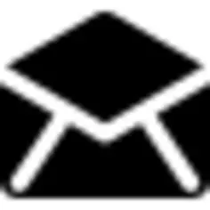 Black open envelope back