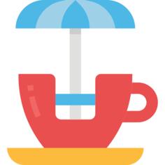 旋转茶杯
