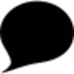 dark speech bubble