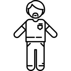 Man with Moustach