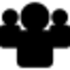 Profile users group silhouette