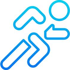 跑