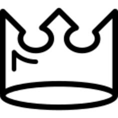 Royal crown for kings and queens