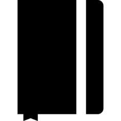 Notebook of black cover