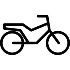 Stylized bicycle