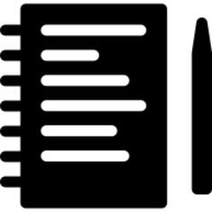 Notebook and Pencil