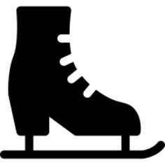 Left Ice Skate Boot