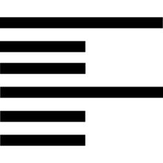 Aligned to the left