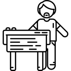 Man Printing