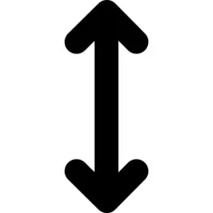 One double up and down arrow