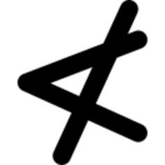 Not less mathematical symbol