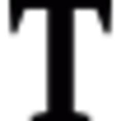 Uppercase t letter