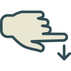 Pointing right