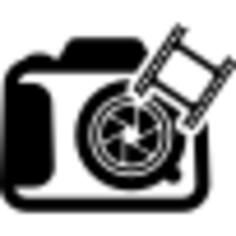 Photo camera with film strip photogram