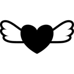 Heart with wings