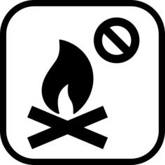 No fire allowed