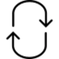 箭头曲线形成椭圆形