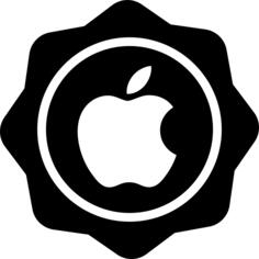 Apple复古徽章