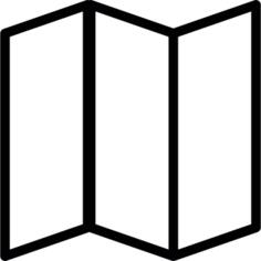 triple folded paper