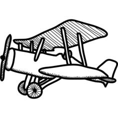 Small vintage airplane