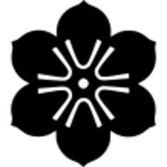 佐贺日本花的旗子标志
