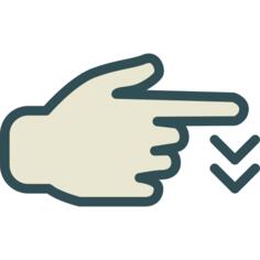 Pointing right