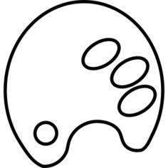 油漆调色板