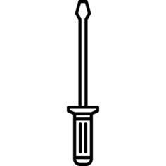 Screwdriver Pointing Up
