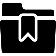 Folder with Bookmark