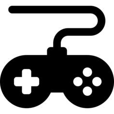 Game Controller with Cable