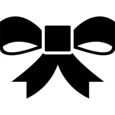 Ribbon bow shape