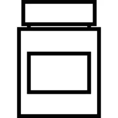 Medicine bottle with label