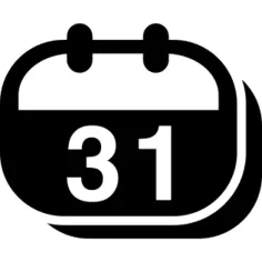 Rounded wall calendar with spring