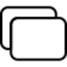 Overlapping round cornered rectangles
