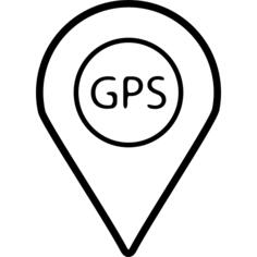 GPS phone interface symbol
