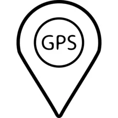 GPS phone interface symbol