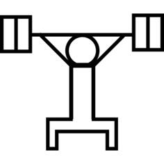 Man Lifting Dumbbell