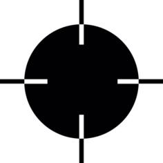 Black target pointer