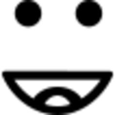 happy smiling emoticon square face
