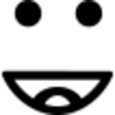 happy smiling emoticon square face