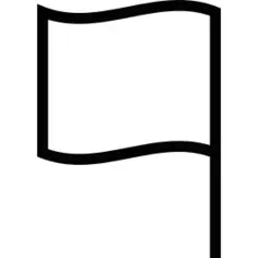 White waving flag