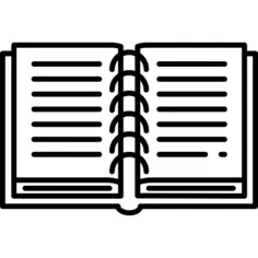 Open Book with Rings