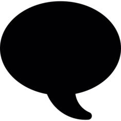 Oval Speech bubble